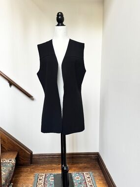 ✨ NWT Freda’s Toronto Tailored Long Vest - Size S/P ✨